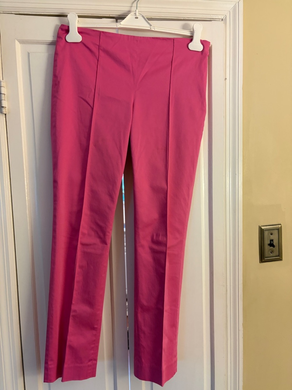 Lauren Ralph Lauren Pink Ponte Skinny Pants